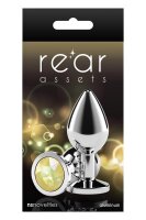 NS Novelties Rear Assets Anal Plug Silver M