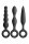 NS Novelties analplug set mit fingerring schwarz