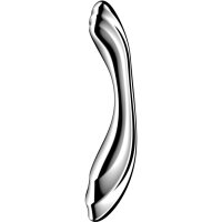 Satisfyer Pure Gravity 2 stainless steel dildo Silver