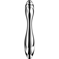 Satisfyer Pure Gravity 2 stainless steel dildo Silver