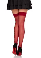 Leg Avenue Thigh Highs with Roses One Size