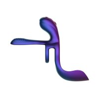 Hueman Zenith Penisund Hodenring mit Eichel und Dammstimulator