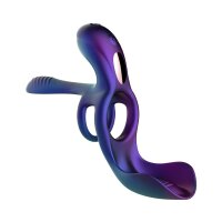 Hueman Zenith Penisund Hodenring mit Eichel und Dammstimulator