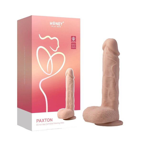 HoneyPlayBox Paxton Rotations- und Vibrationsdildo 22 cm