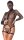 You2Toys Netz-Strapshemd Set mit Kopfmaske und Flogger 2XL