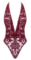 Noir Kink Royal Sheer String Body Burgundy M