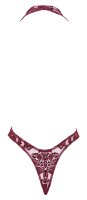 Noir Kink Royal Sheer String Body Burgundy M