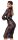Noir Kink Royal Lace Midi Dress with Waist Corset L
