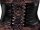 Noir Kink Royal Lace Midi Dress with Waist Corset L