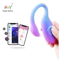 Magic Motion Flamingo Max Vibrations-Ei Blau