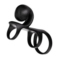 Snail Vibe Jovi Arc Vibrating Couples Ring with Remote...