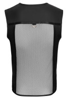 Svenjoyment Mesh Shirt with Wetlook and Zipper Black M