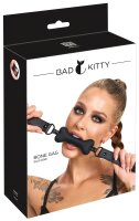 You2Toys Bad Kitty Bone Gag with Head Strap Black