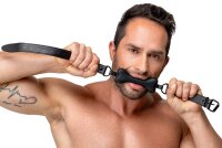 You2Toys Bad Kitty Bone Gag with Head Strap Black