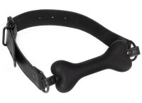You2Toys Bad Kitty Bone Gag with Head Strap Black