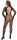 Cottelli Collection Fishnet Catsuit with Gloves Black S-L