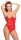 Cottelli Collection Busenfreie Corsage mit String M Rot