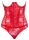 Cottelli Collection Busenfreie Corsage mit String L Rot