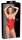 Cottelli Collection Busenfreie Corsage mit String XL Rot