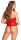 Cottelli Collection Busenfreie Corsage mit String XL Rot