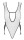 Cottelli Collection Ombre Body Wei&szlig;/Schwarz S-L