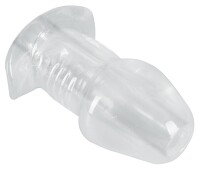 ANOS Anal Plug with Tunnel Transparent 10.2 cm