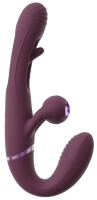 You2Toys Javida Strapless Strap-On Doppelvibrator mit Flicking Tongue und Fernbedienung