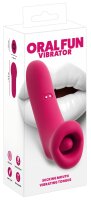 You2Toys Oral Fun Vibrator with Suction Function and Vibrating Tongue