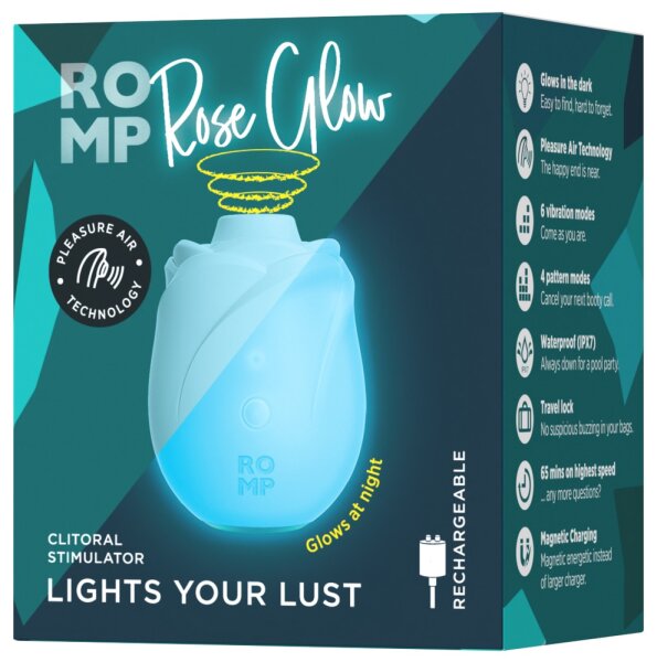 ROMP Rose Glow Klitorisstimulator mit Pleasure Air Technologie
