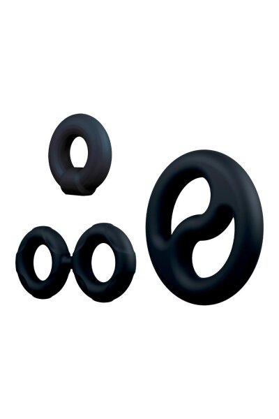 Blush Performance Plus Throttle Cockring Set Schwarz