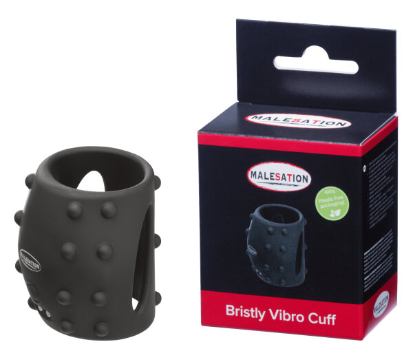 Malesation Bristly Vibro Cuff Black