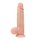 Real Fantasy Troy Dildo Moveable Skin 25 cm Beige