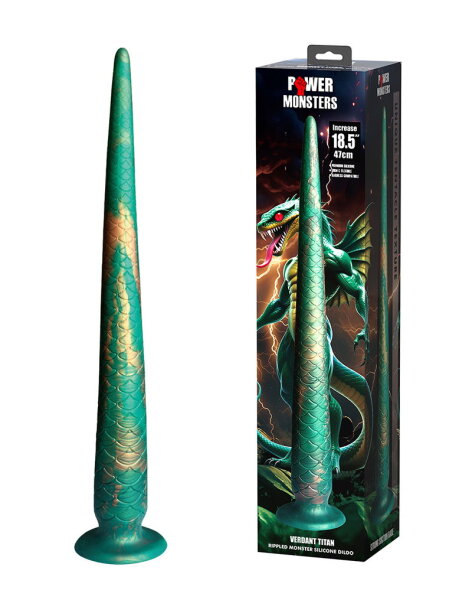 Power Monsters Verdant Titan Mythical Beast-Tail Dildo 47 cm Multicolor