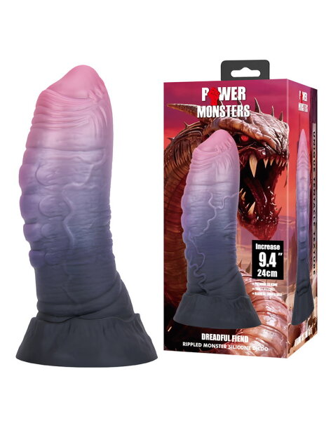 Power Monsters Dreadful Fiend Monster Dildo 24 cm Mehrfarbig