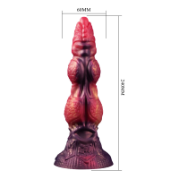 Power Monsters Savage BeastLord Monster Dildo 24 cm Mehrfarbig