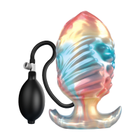 Power Monsters Ebon Leviathan Aufblasbarer Analplug 18 cm Mehrfarbig