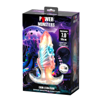 Power Monsters Ebon Leviathan Aufblasbarer Analplug 18 cm Mehrfarbig