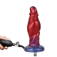 Power Monsters Shadow Behemoth Aufblasbarer Monster Dildo 22 cm Mehrfarbig