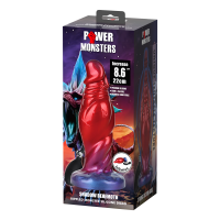 Power Monsters Shadow Behemoth Aufblasbarer Monster Dildo 22 cm Mehrfarbig
