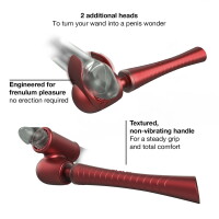Manwan Man.Wand Edgy Wand Vibrator Rot