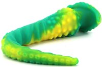 Deepleasure Silikon Dildo mit Reliefstruktur 33 cm