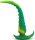 Deepleasure Silikon Dildo mit Reliefstruktur 33 cm