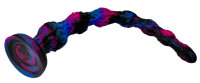 Deepleasure Silikon Dildo mit Saugnapf Glitzer Rosa Blau...