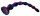 Deepleasure Silikon Dildo mit Saugnapf Glitzer Rosa Blau Schwarz 42 cm