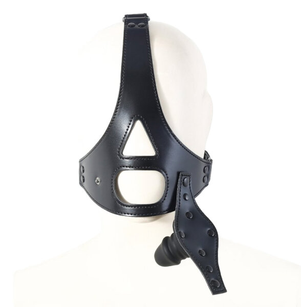 BDSMaster Black Harndick Harness and Cock Ring Black