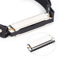 BDSMaster Harmonica Gag Silver