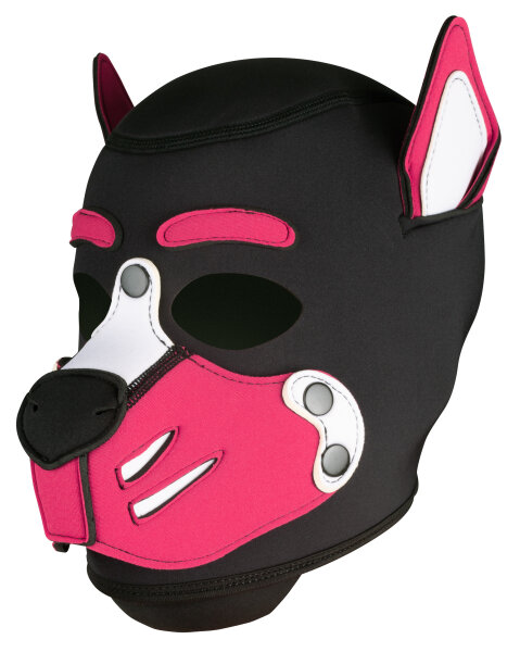 Kinky Puppy Husky Balaclava with Removable Muzzle and Movable Ears