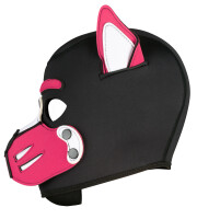 Kinky Puppy Husky Balaclava with Removable Muzzle and Movable Ears