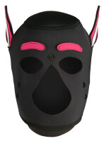 Kinky Puppy Husky Balaclava with Removable Muzzle and Movable Ears