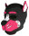 Kinky Puppy Husky Balaclava with Removable Muzzle and Movable Ears